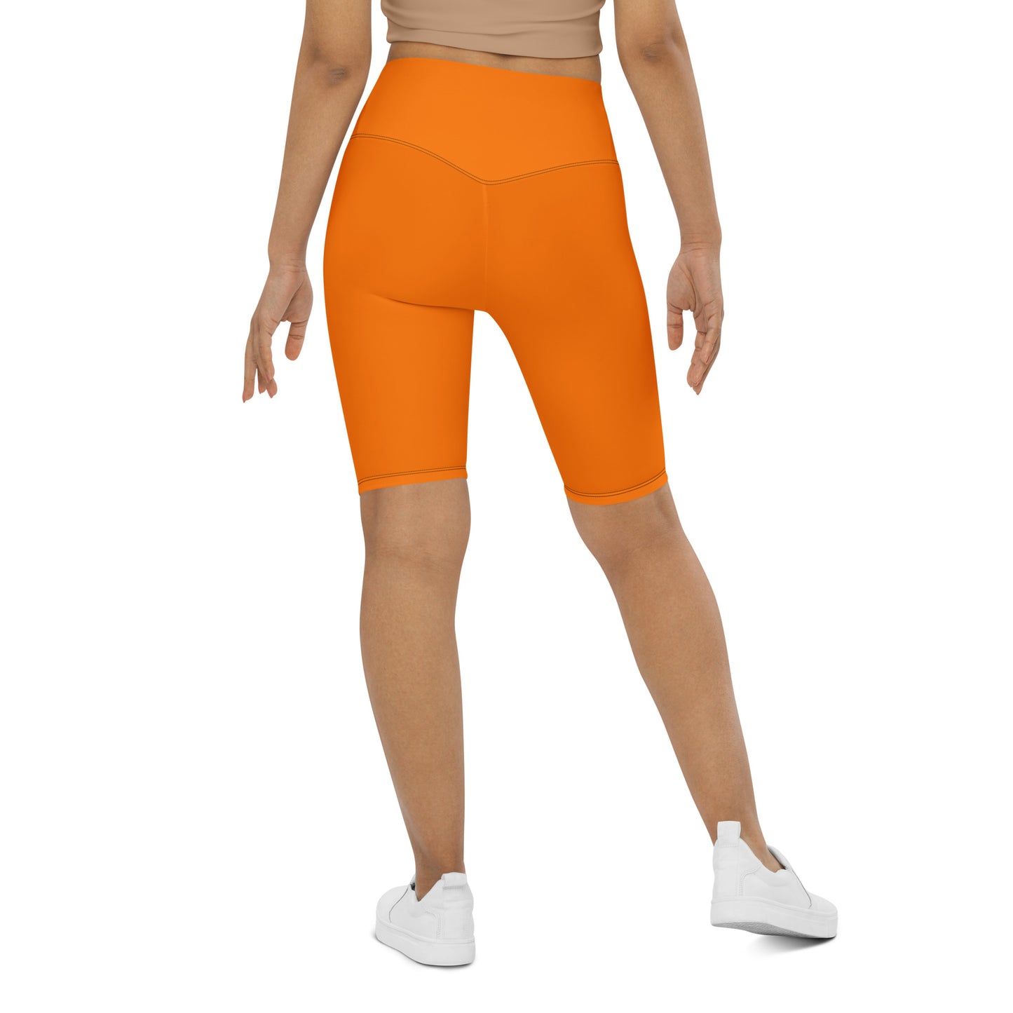 ВИКИНГ Original Tangerine Orange Biker Shorts