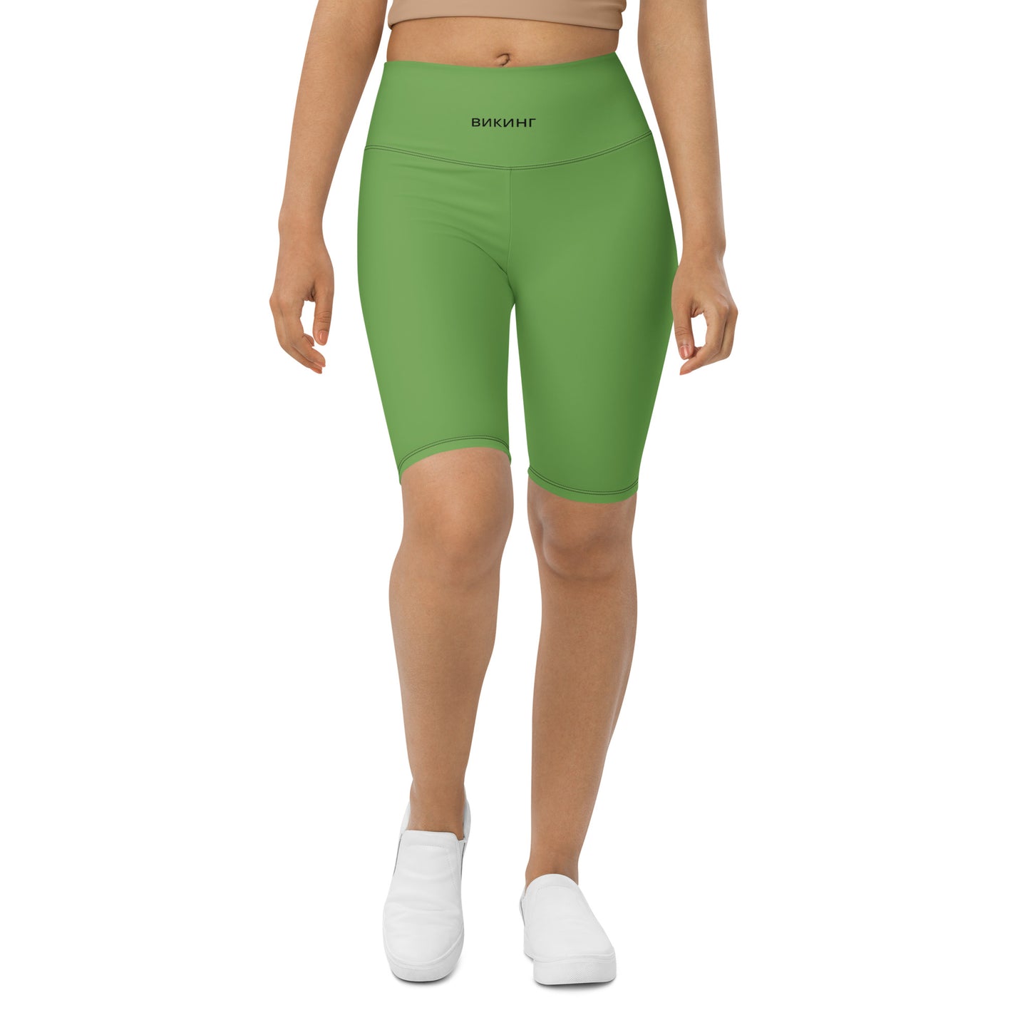 ВИКИНГ Original Shamrock Green Biker Shorts