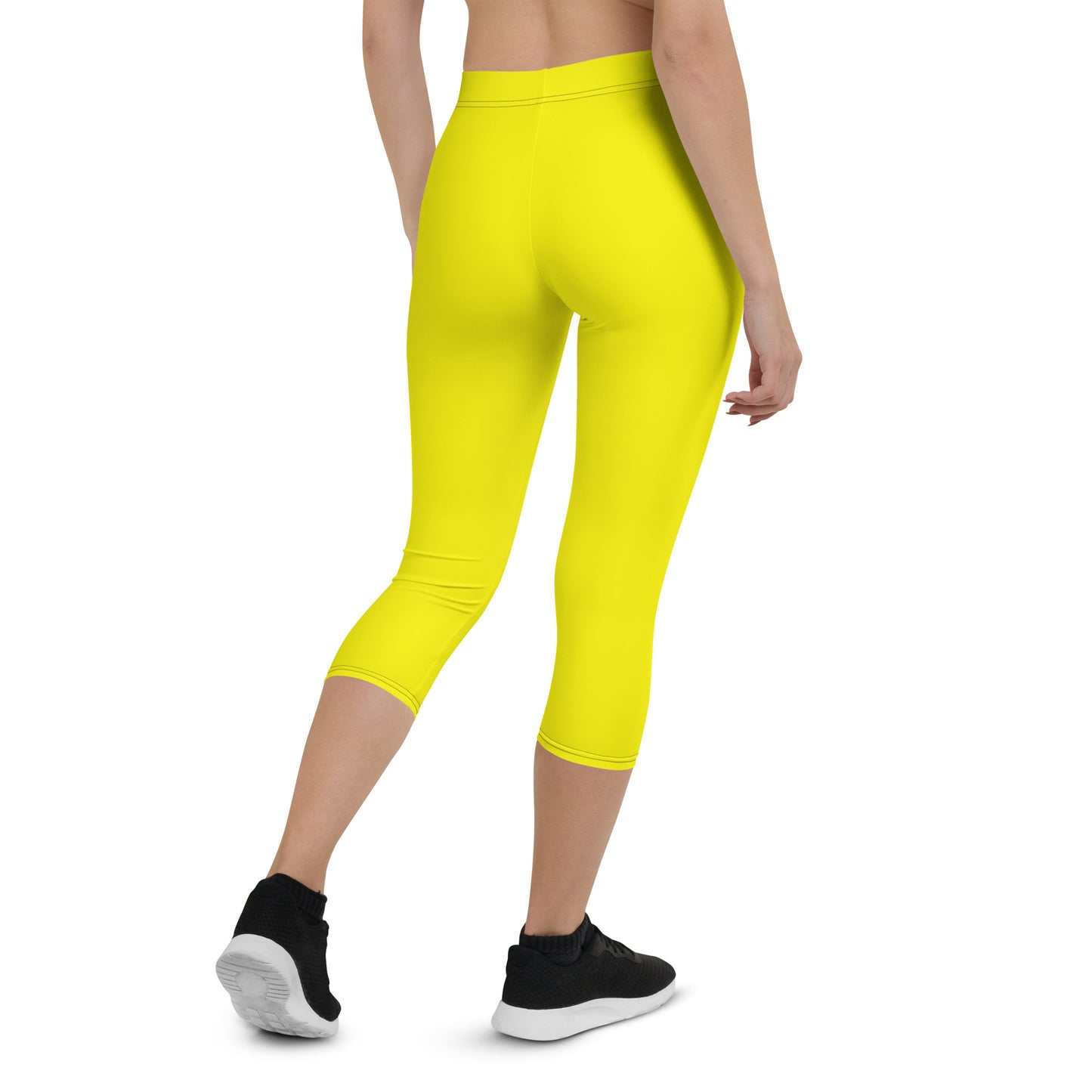 ВИКИНГ Original Bumble Bee Yellow Performance Capri Leggings