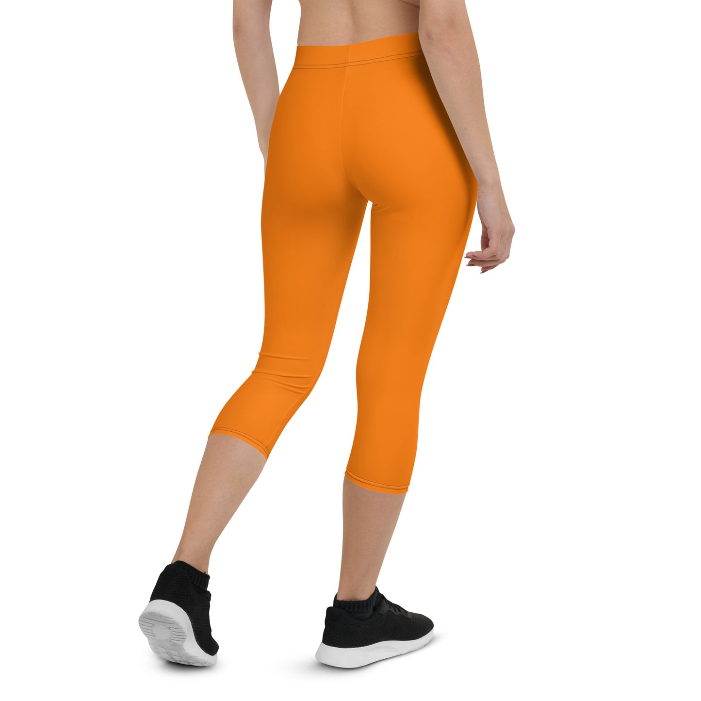 ВИКИНГ Original Tangerine Orange Performance Capri Leggings