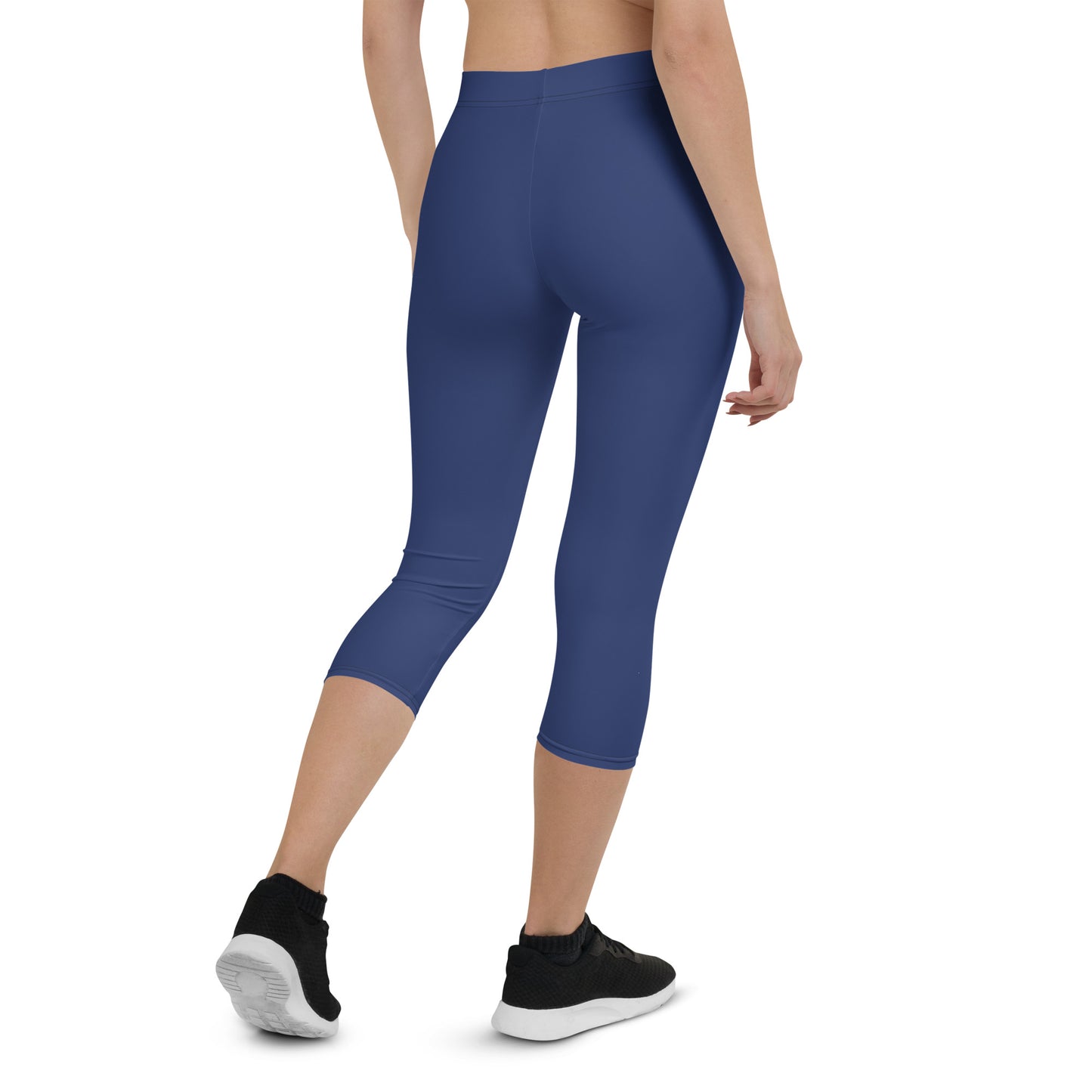 ВИКИНГ Original Navy Blue Performance Capri Leggings