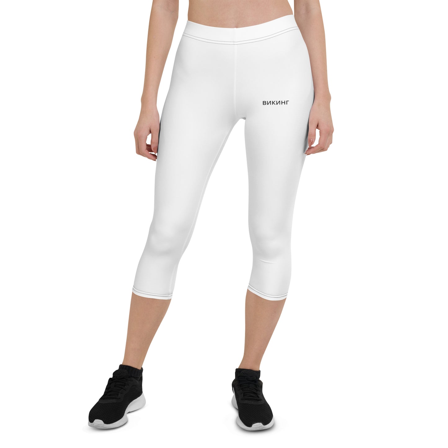 ВИКИНГ Original Snow White Performance Capri Leggings