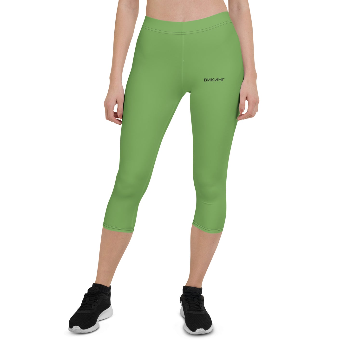 ВИКИНГ Original Shamrock Green Performance Capri Leggings