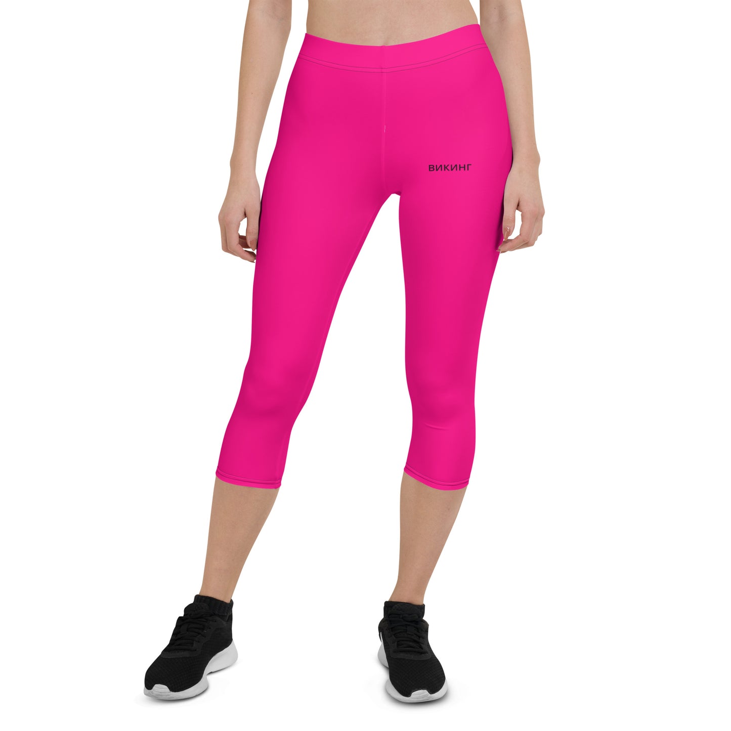 ВИКИНГ Original Bright Pink Performance Capri Leggings