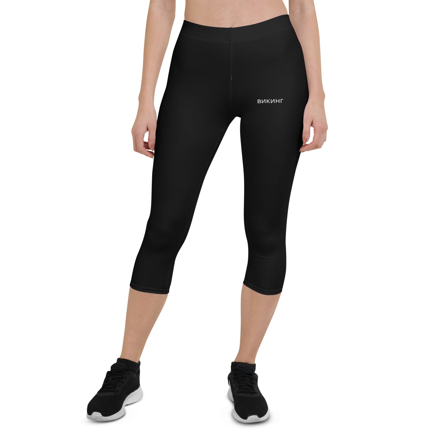 ВИКИНГ Original Midnight Black Performance Capri Leggings