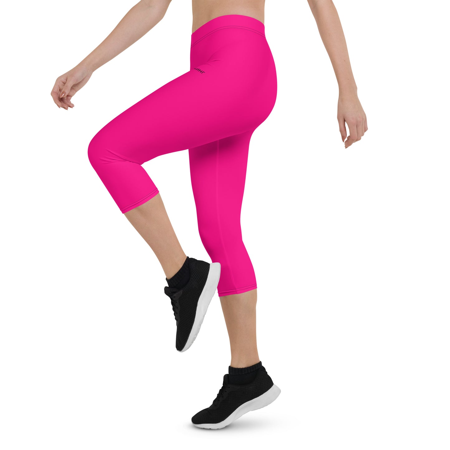 ВИКИНГ Original Bright Pink Performance Capri Leggings