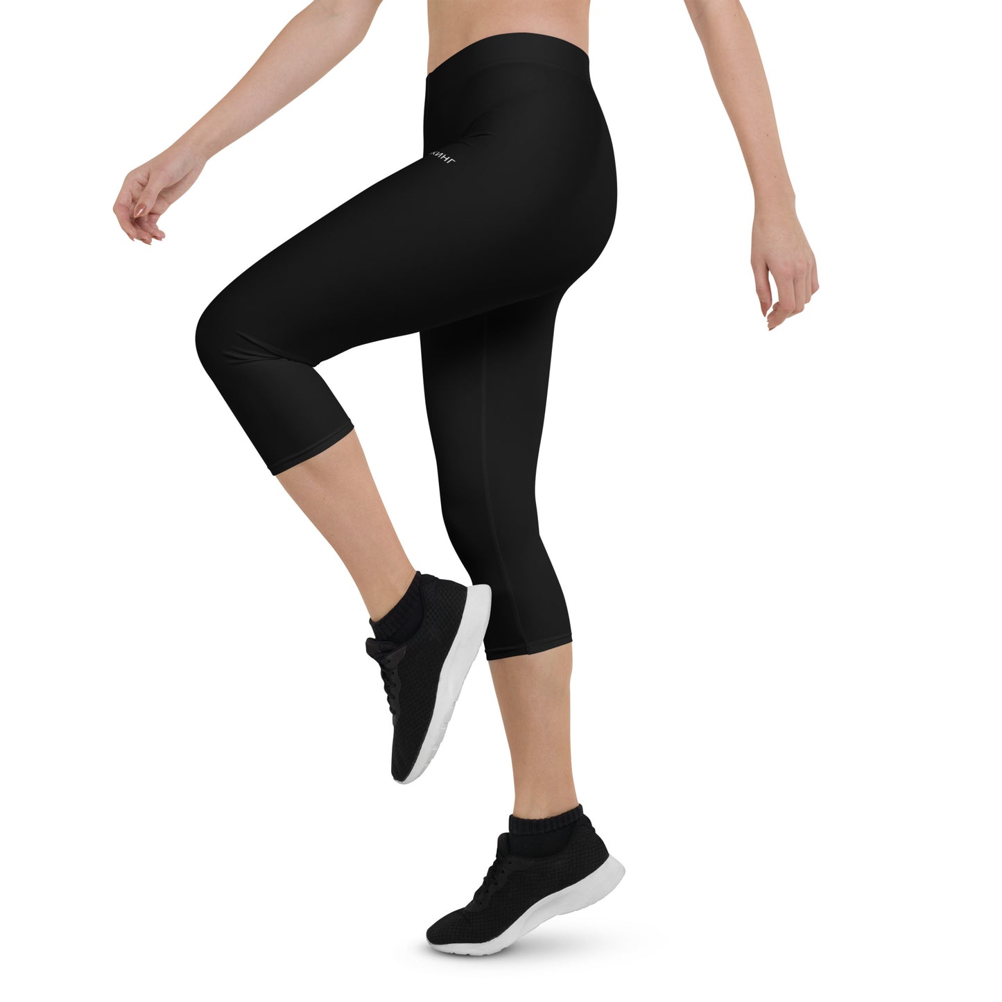 ВИКИНГ Original Midnight Black Performance Capri Leggings