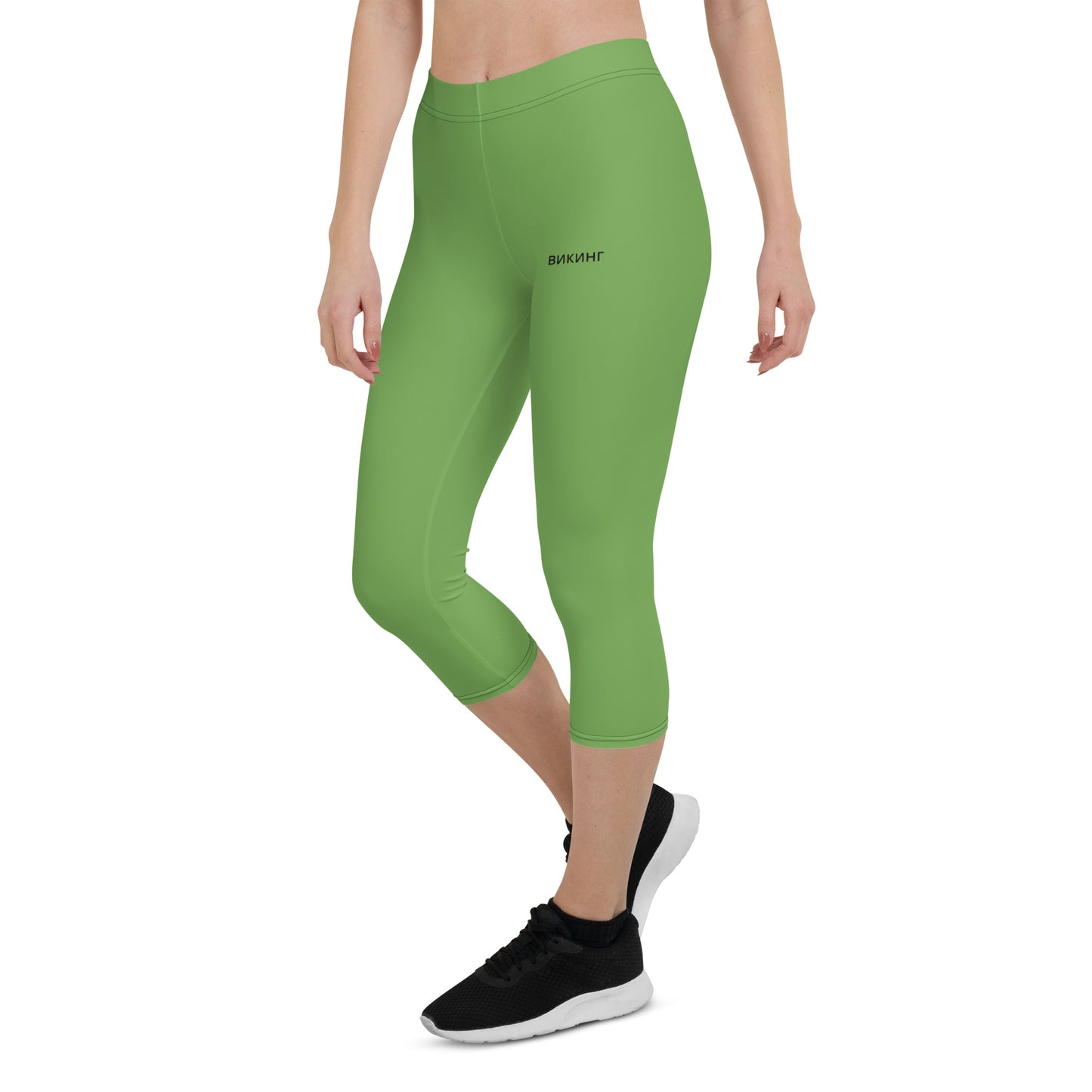 ВИКИНГ Original Shamrock Green Performance Capri Leggings