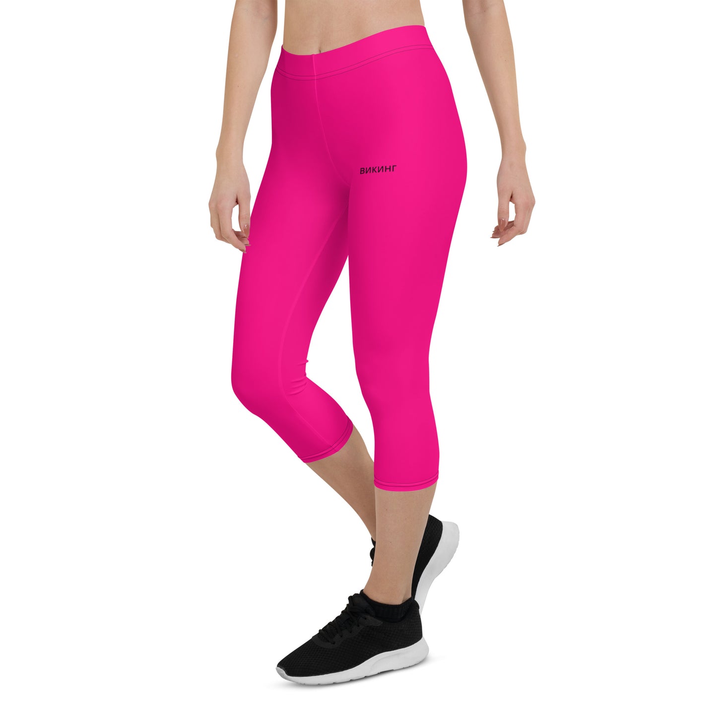 ВИКИНГ Original Bright Pink Performance Capri Leggings