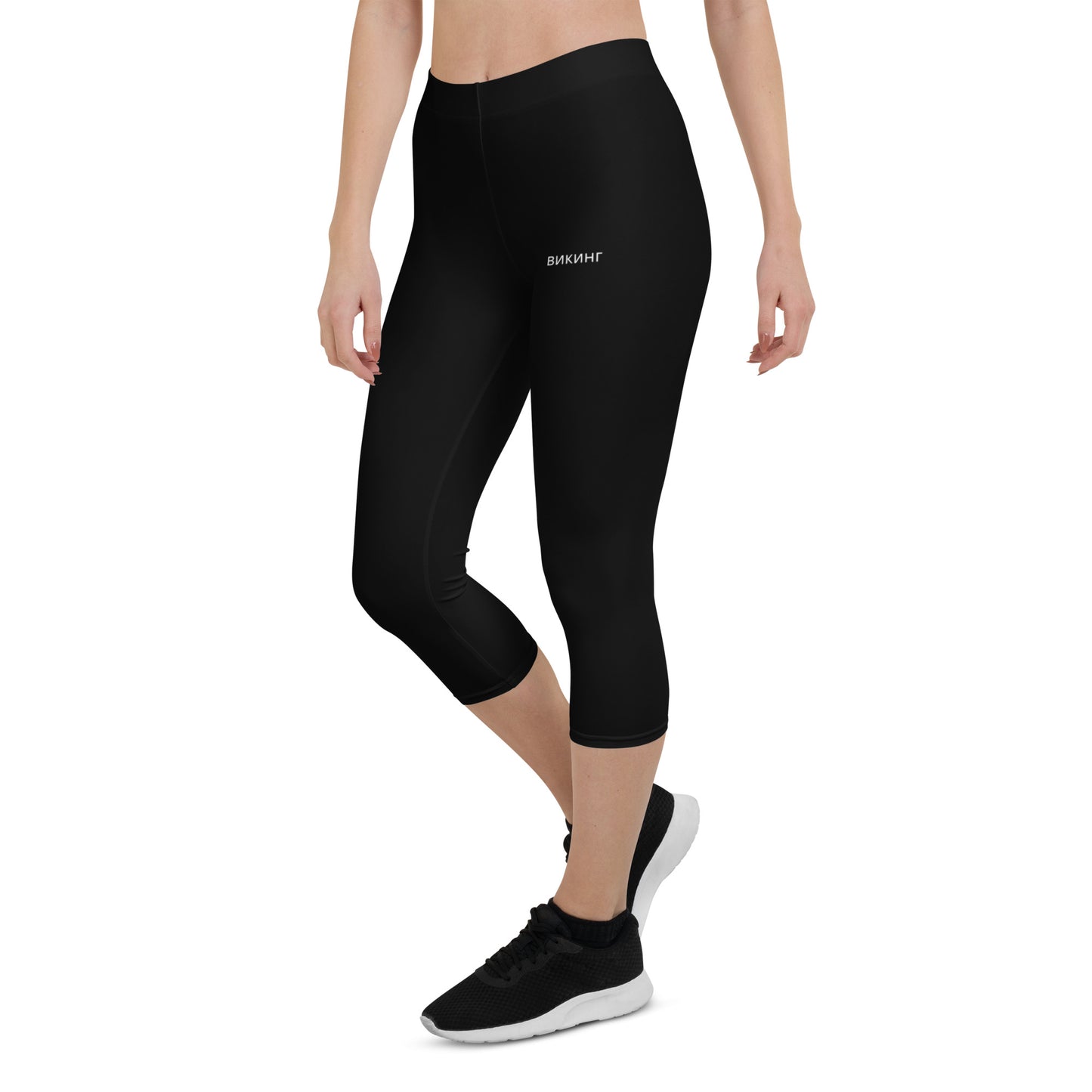 ВИКИНГ Original Midnight Black Performance Capri Leggings