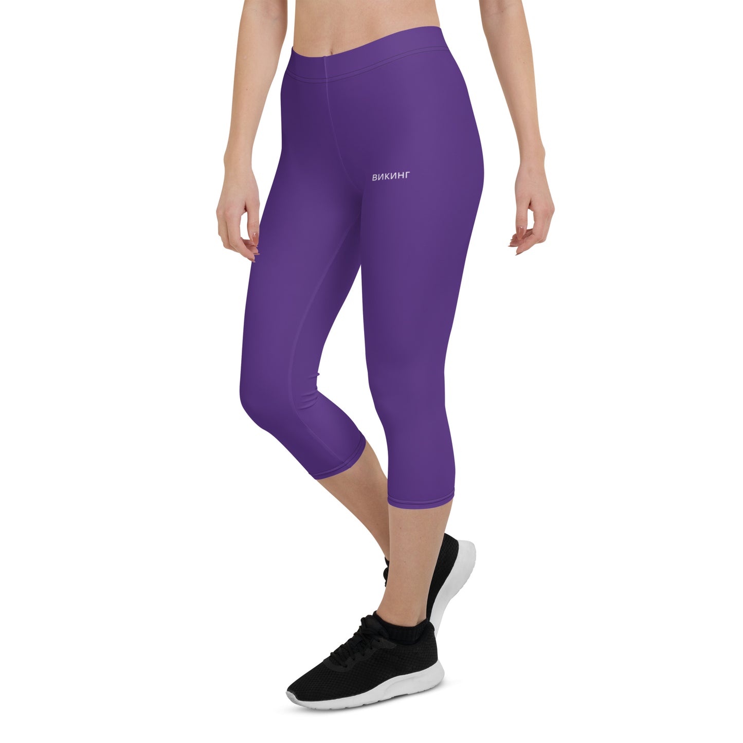 ВИКИНГ Original Plum Purple Performance Capri Leggings