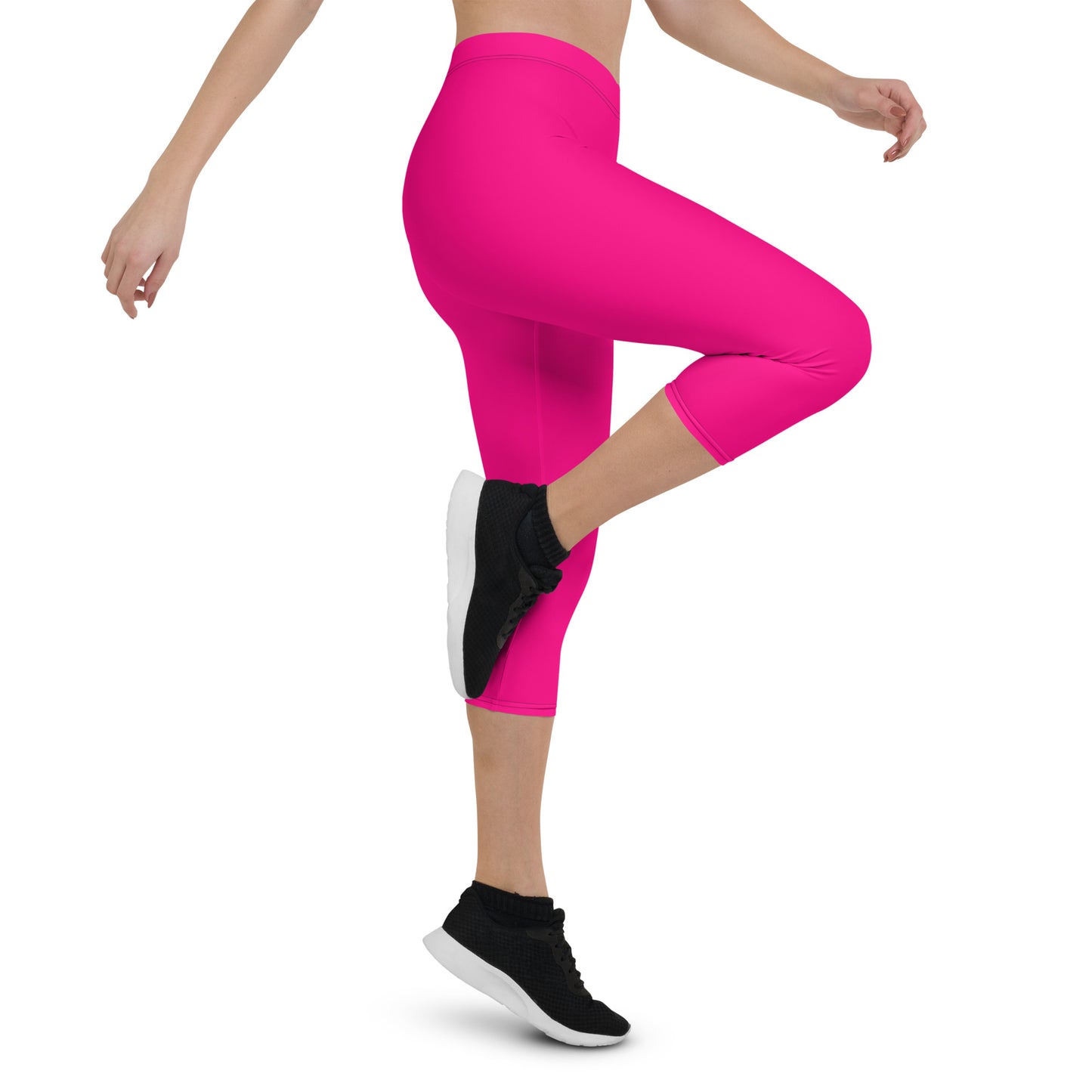 ВИКИНГ Original Bright Pink Performance Capri Leggings