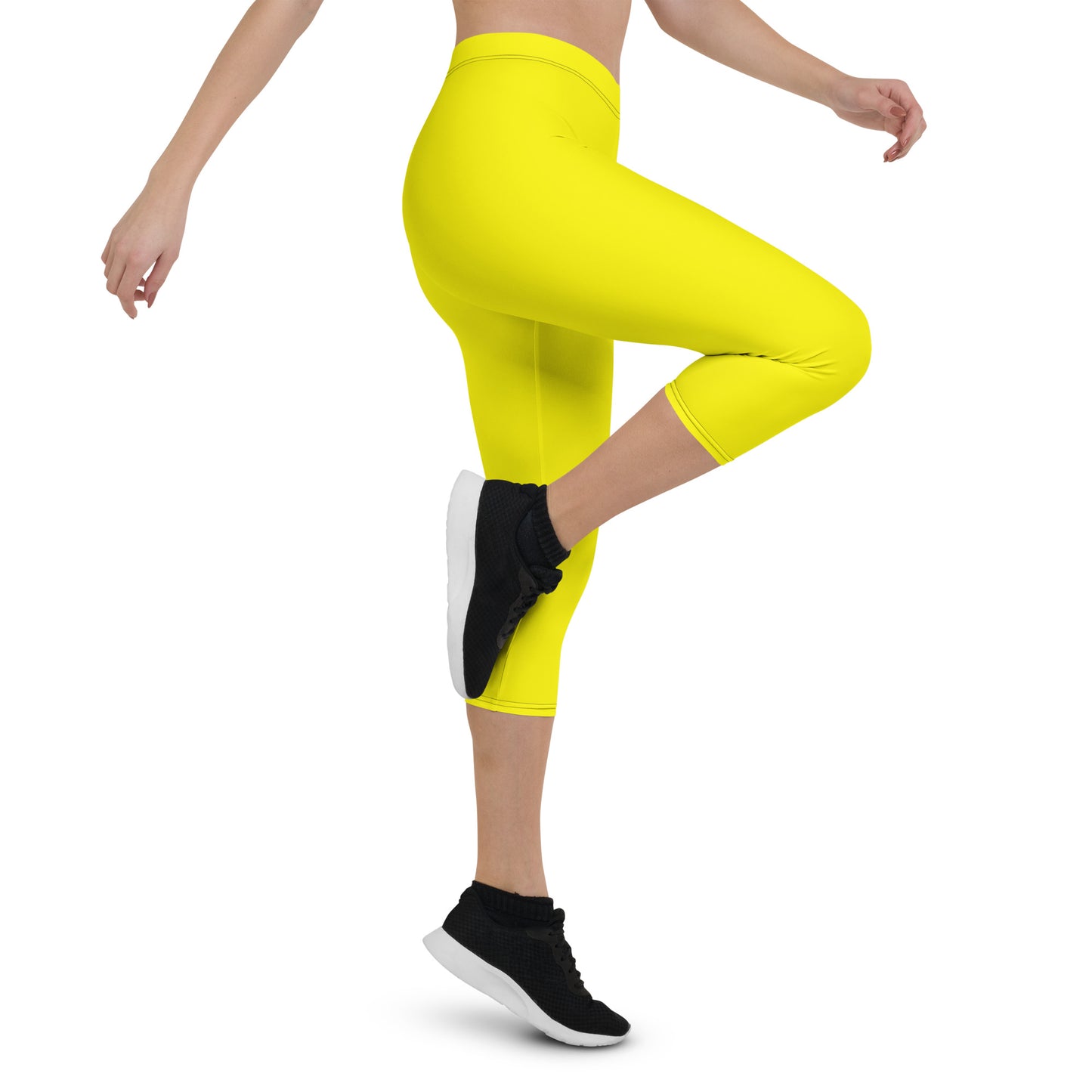 ВИКИНГ Original Bumble Bee Yellow Performance Capri Leggings