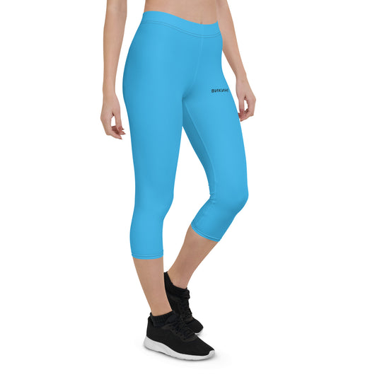 ВИКИНГ Original Olympic Blue Performance Capri Leggings