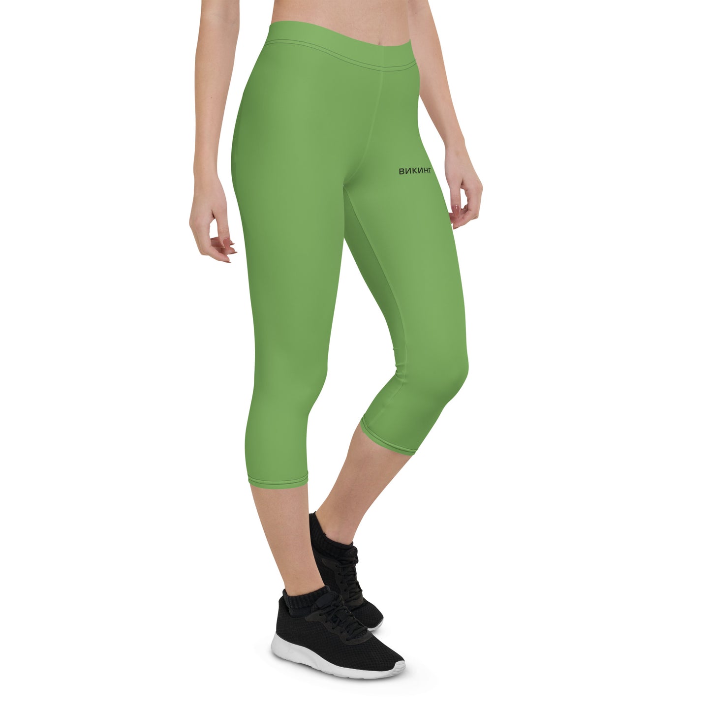 ВИКИНГ Original Shamrock Green Performance Capri Leggings