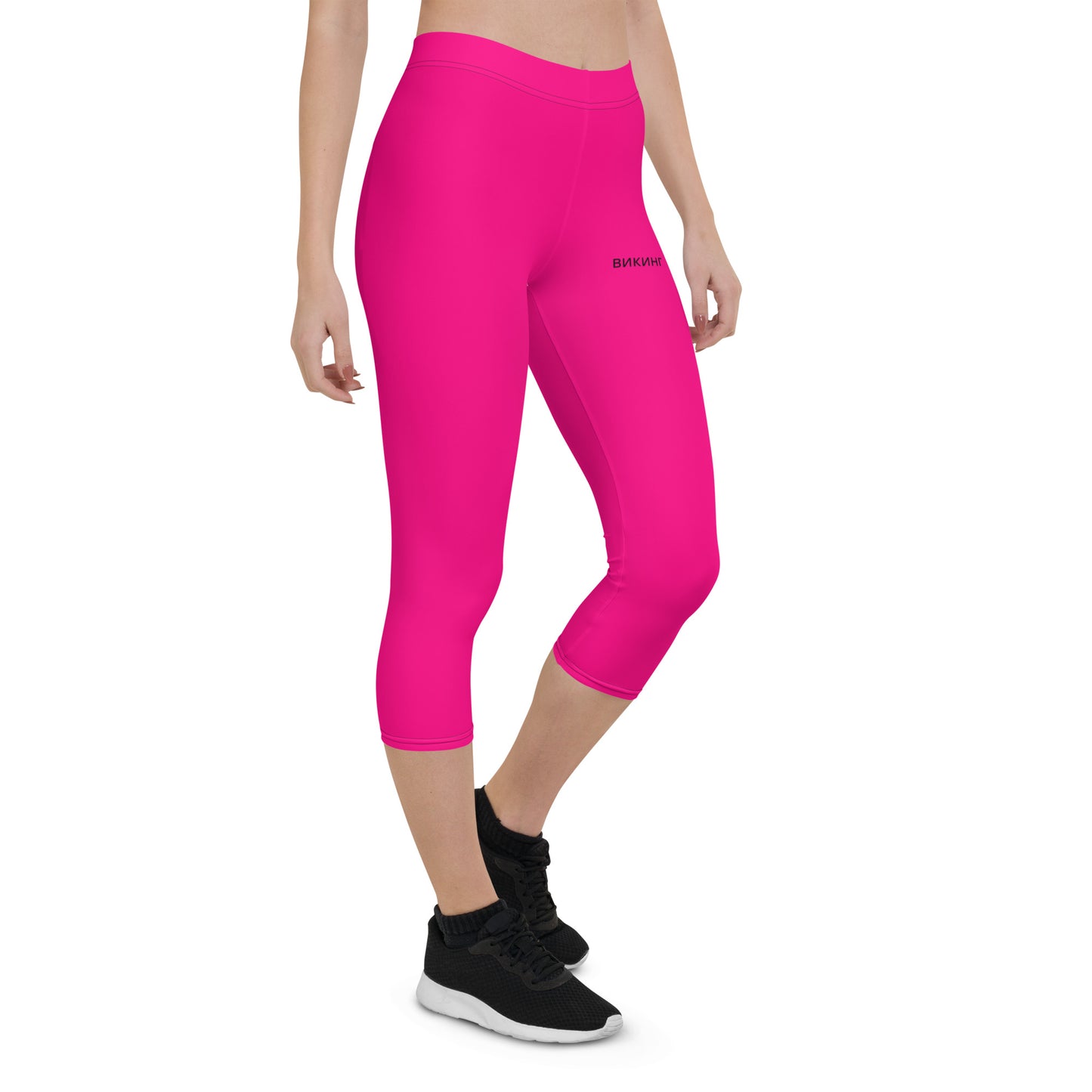 ВИКИНГ Original Bright Pink Performance Capri Leggings