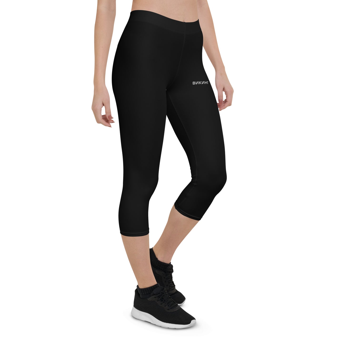 ВИКИНГ Original Midnight Black Performance Capri Leggings