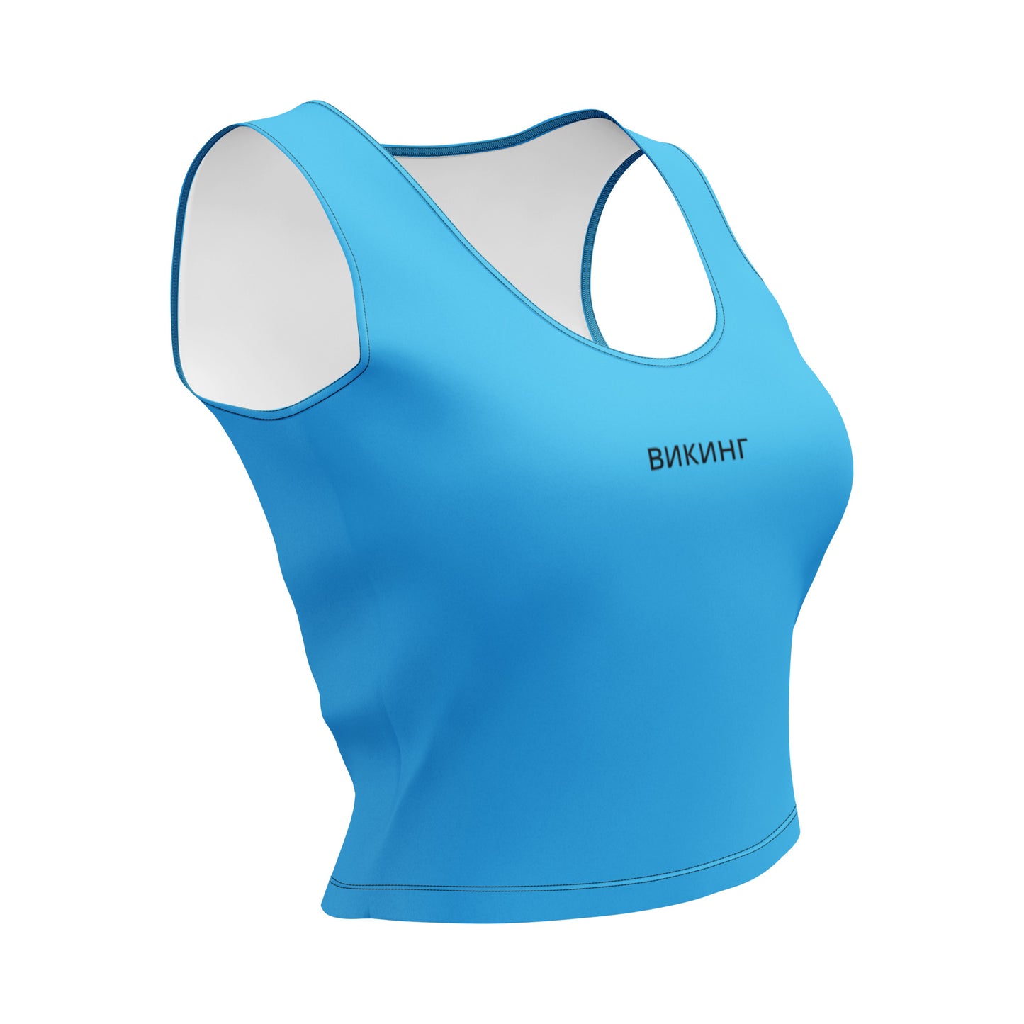 ВИКИНГ Original Olympic Blue Crop Top