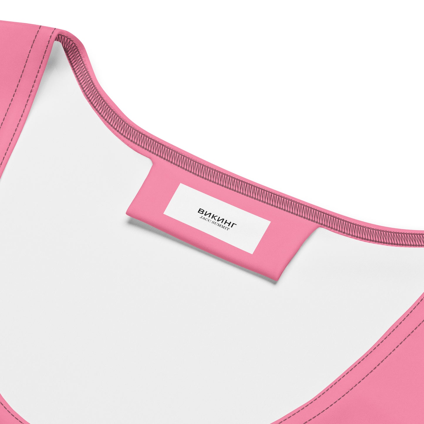 ВИКИНГ Original Bubble Gum Pink Crop Top