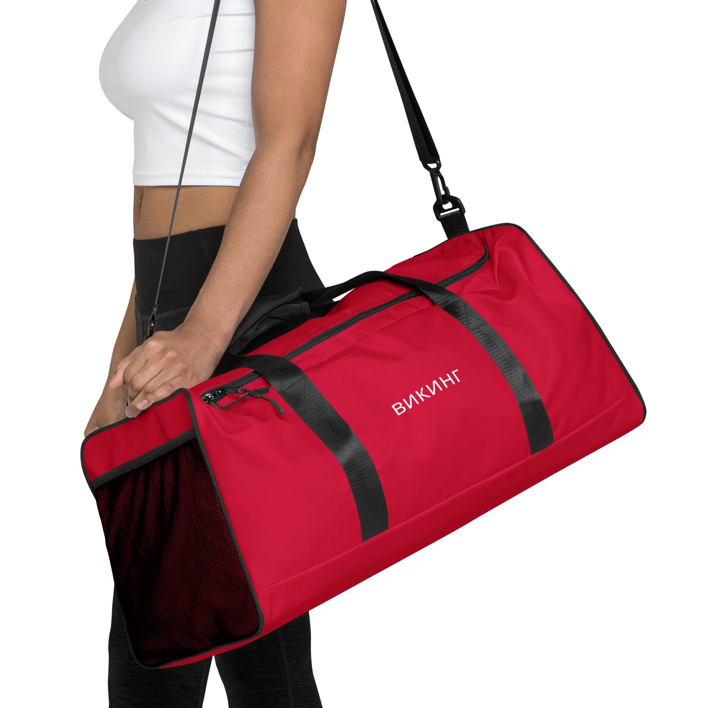 ВИКИНГ Original Lipstick Red Duffel Bag