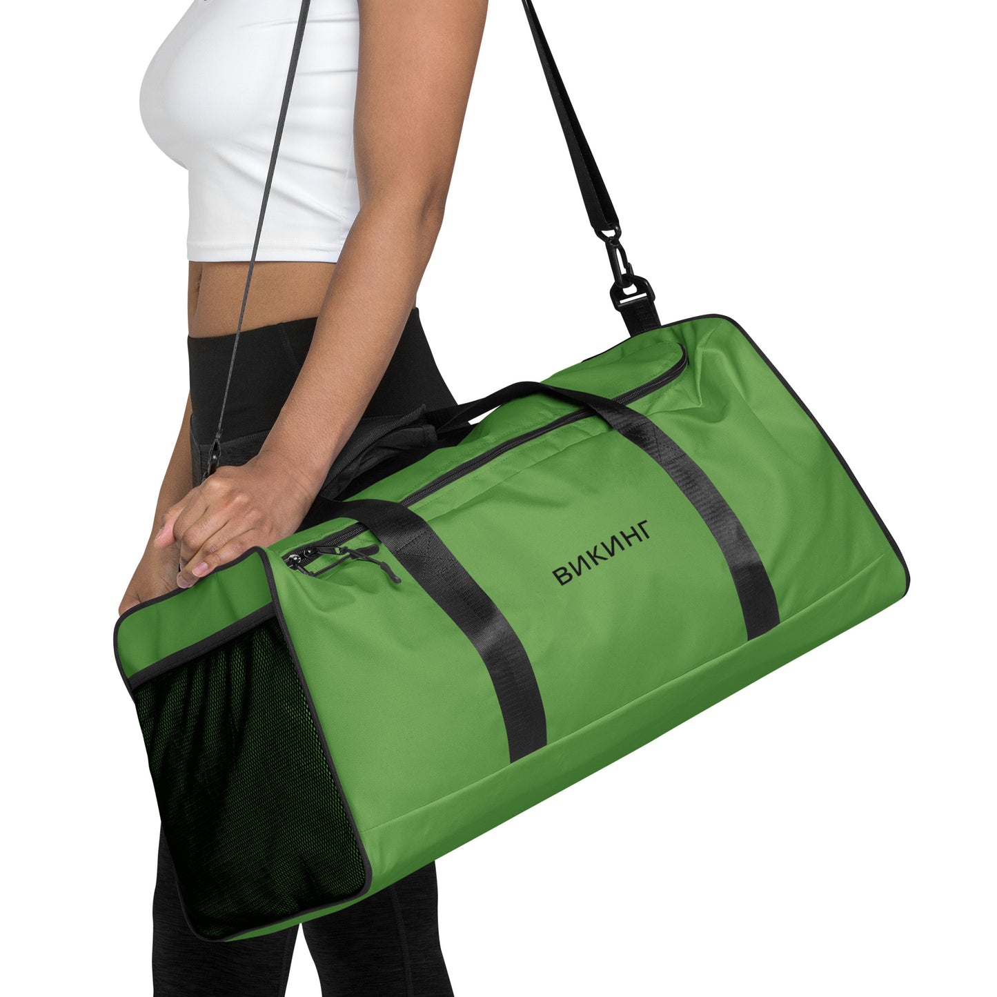 ВИКИНГ Original Shamrock Green Duffel Bag