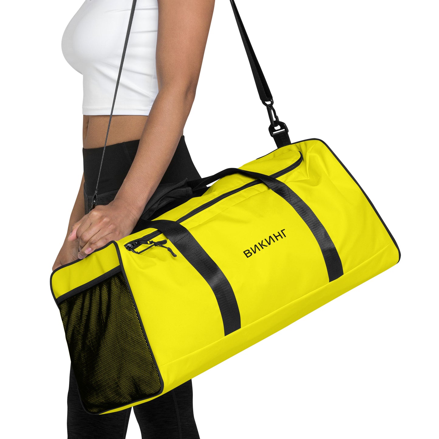 ВИКИНГ Original Bumble Bee Yellow Duffel Bag