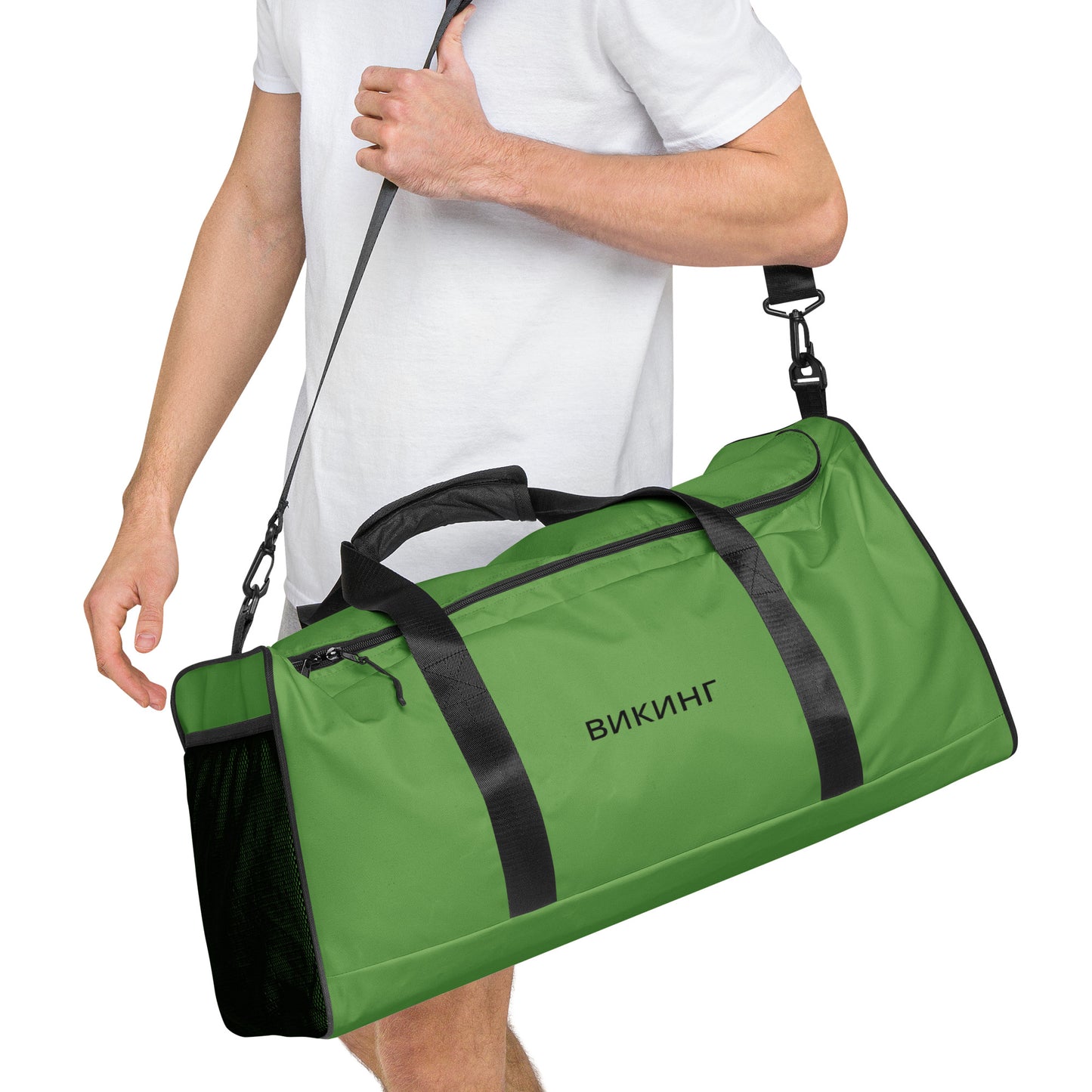 ВИКИНГ Original Shamrock Green Duffel Bag