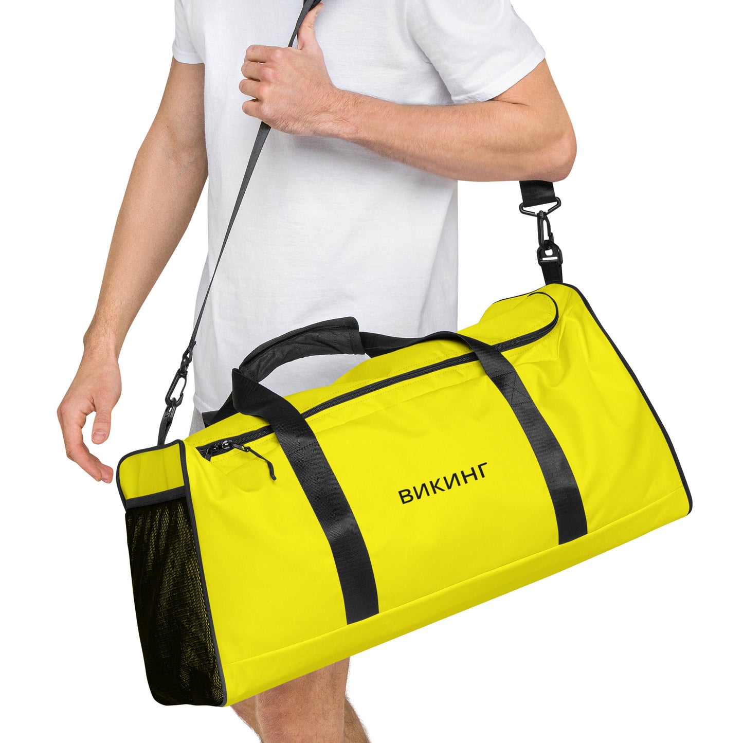 ВИКИНГ Original Bumble Bee Yellow Duffel Bag