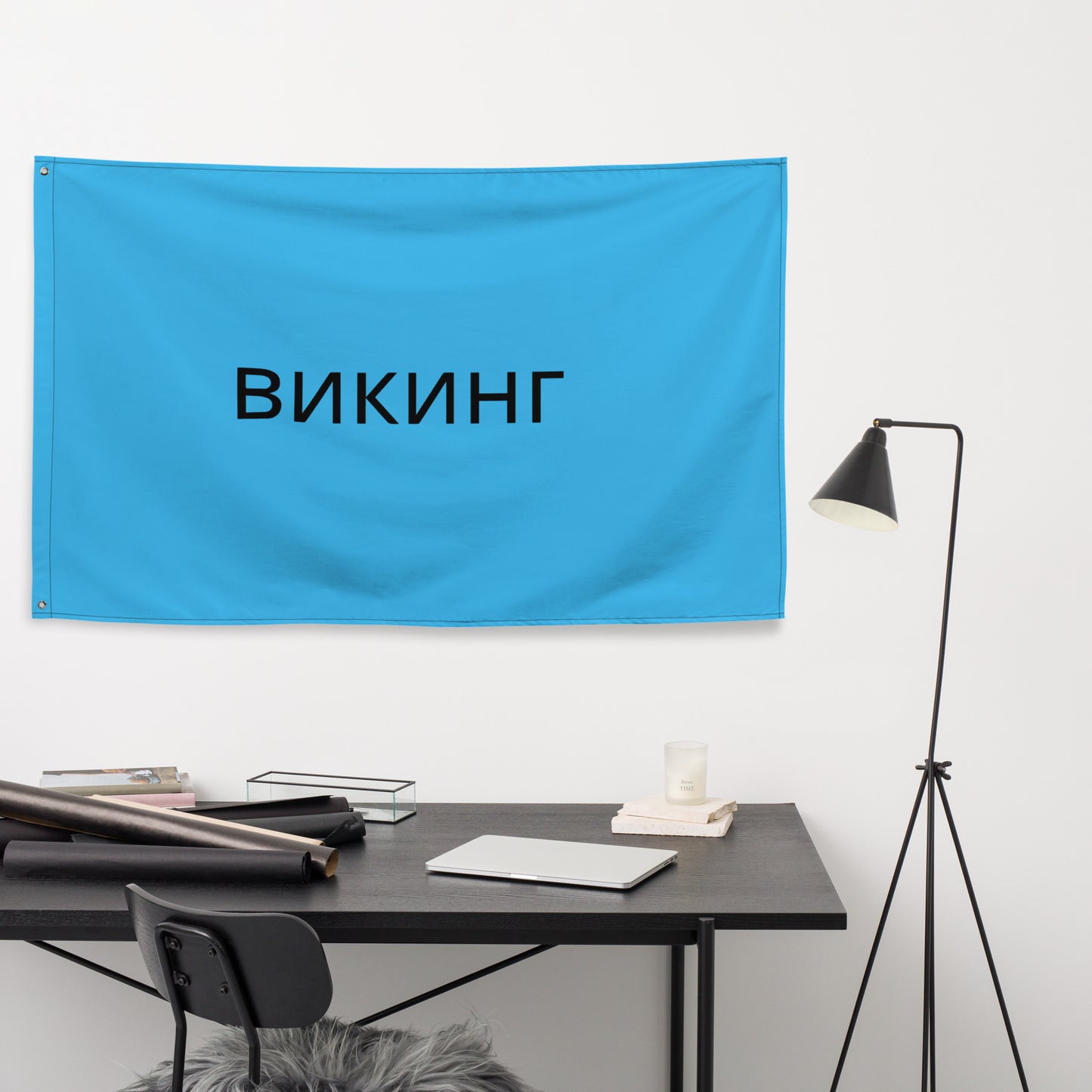 ВИКИНГ Original Olympic Blue Flag