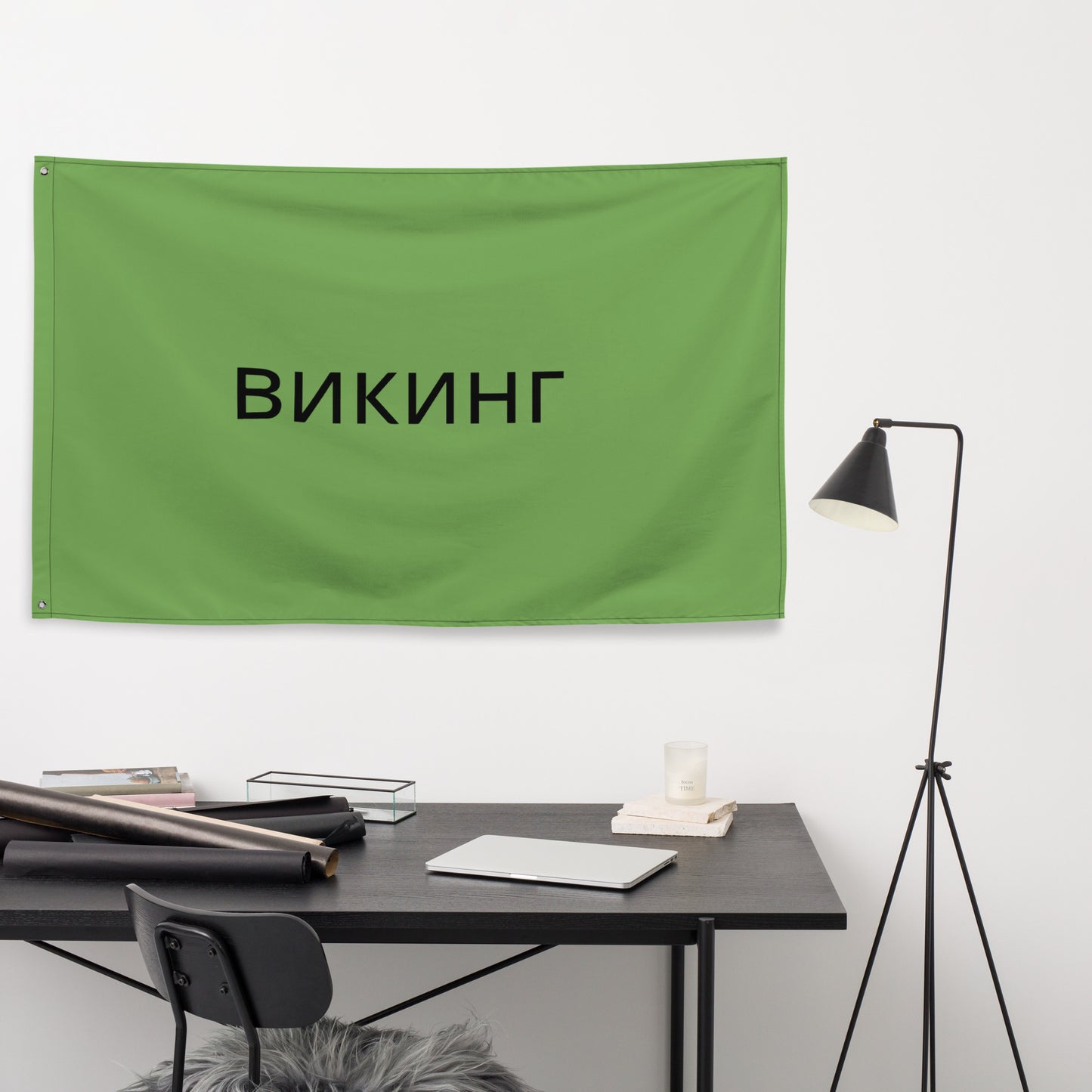 ВИКИНГ Original Shamrock Green Flag