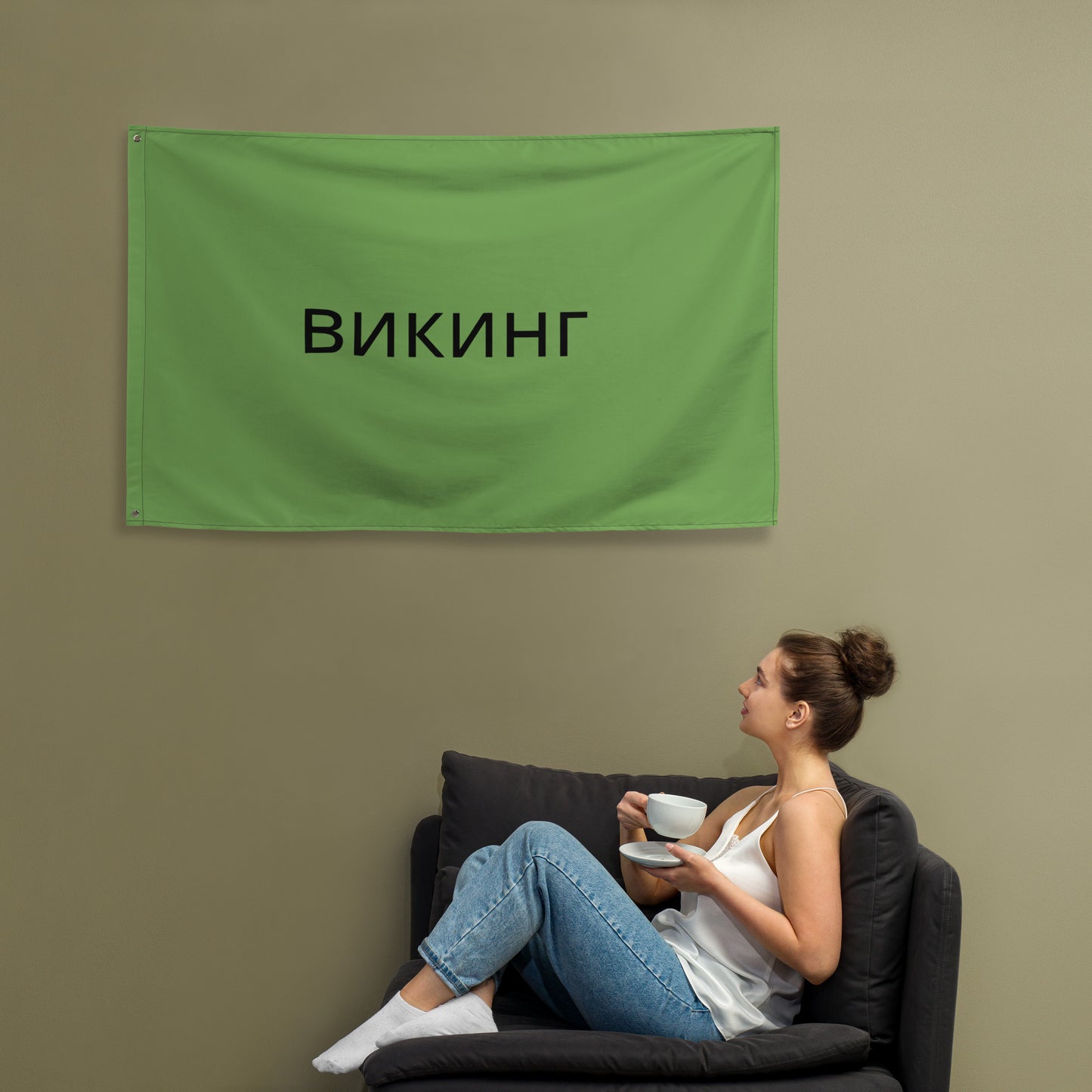 ВИКИНГ Original Shamrock Green Flag