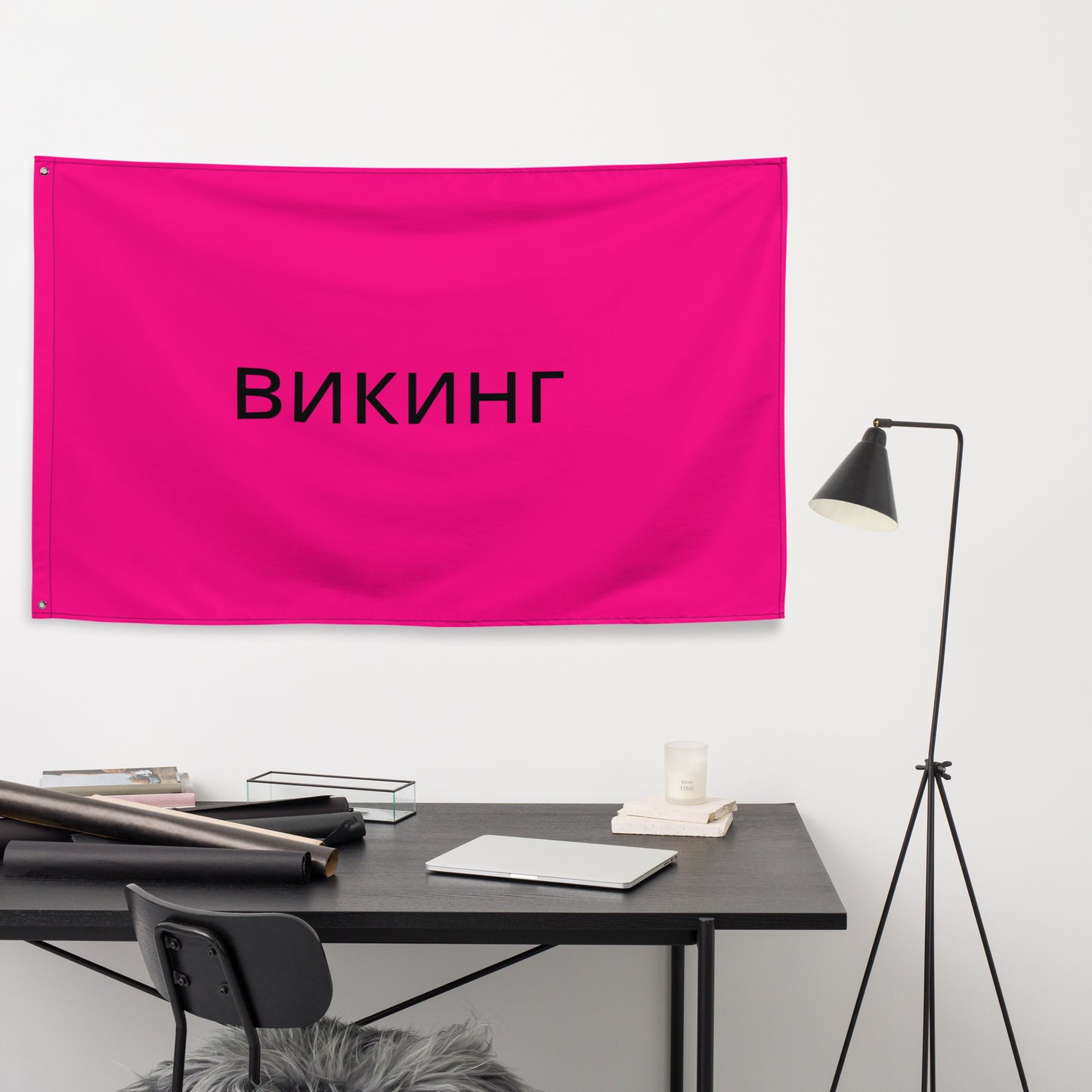 ВИКИНГ Original Bright Pink Flag