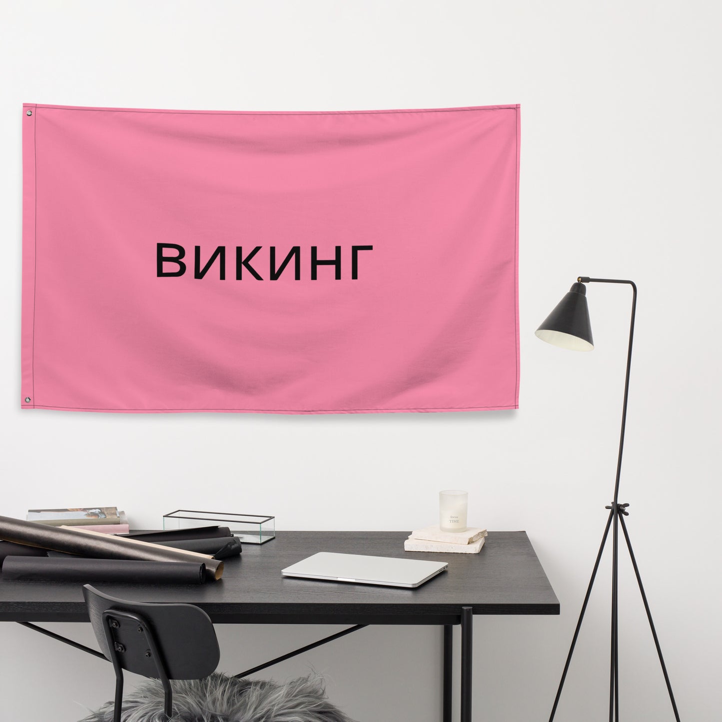 ВИКИНГ Original Bubble Gum Pink Flag