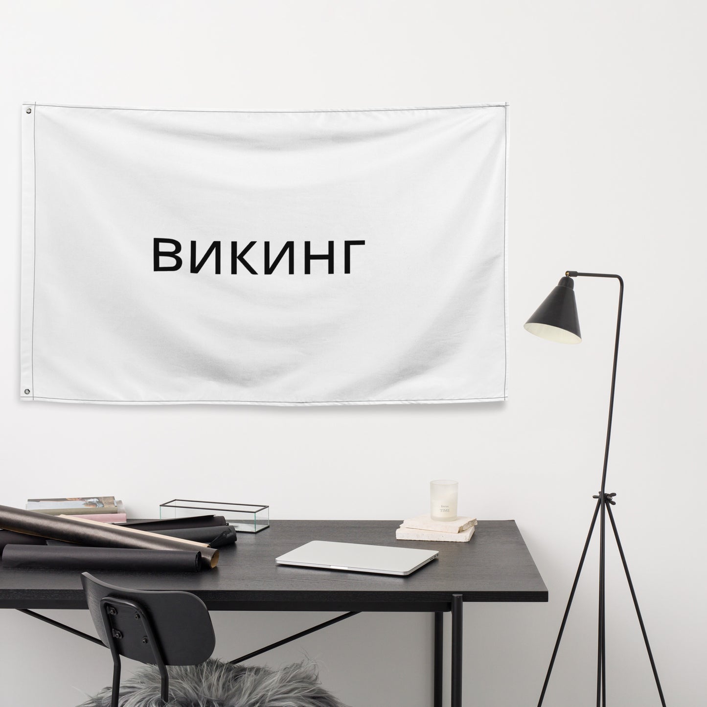 ВИКИНГ Original Snow White Flag