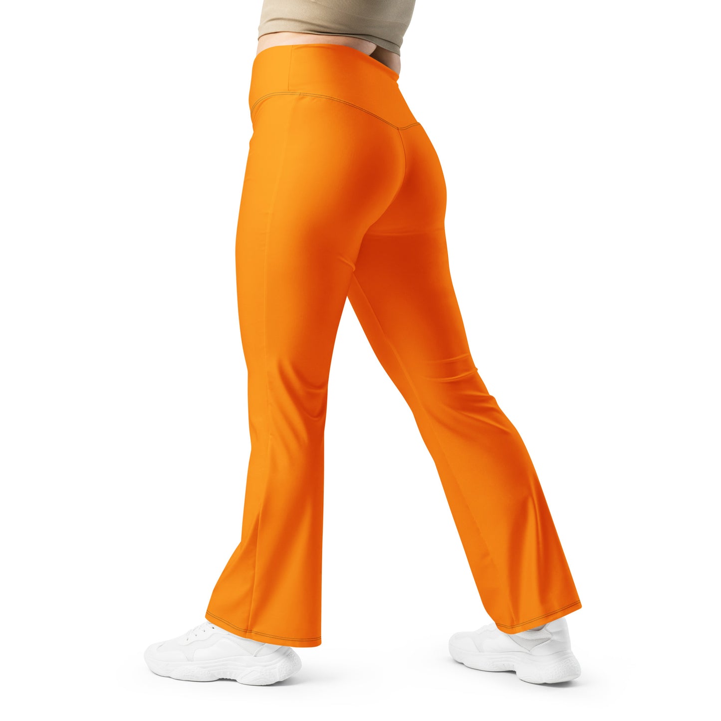 ВИКИНГ Original Tangerine Orange Flare Leggings