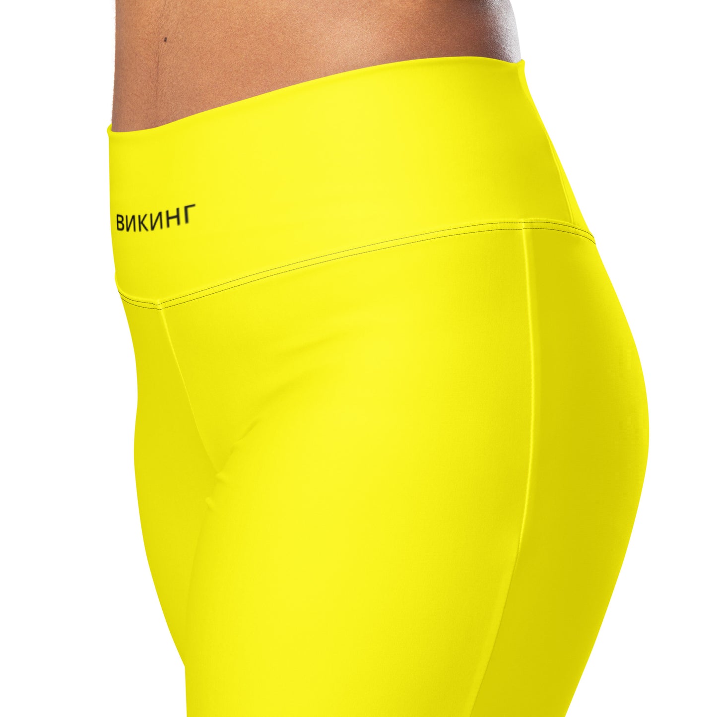 ВИКИНГ Original Bumble Bee Yellow Flare Leggings