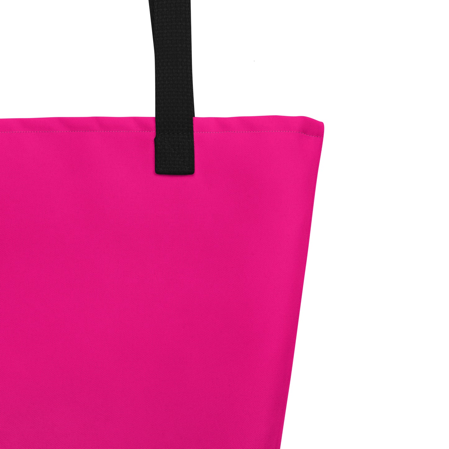 ВИКИНГ Original Bright Pink Tote Bag Large with Pocket