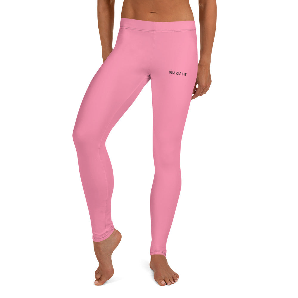 ВИКИНГ Original Bubble Gum Pink Performance Leggings