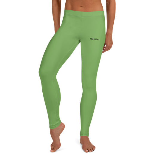 ВИКИНГ Original Shamrock Green Performance Leggings