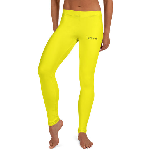 ВИКИНГ Original Bumble Bee Yellow Performance Leggings