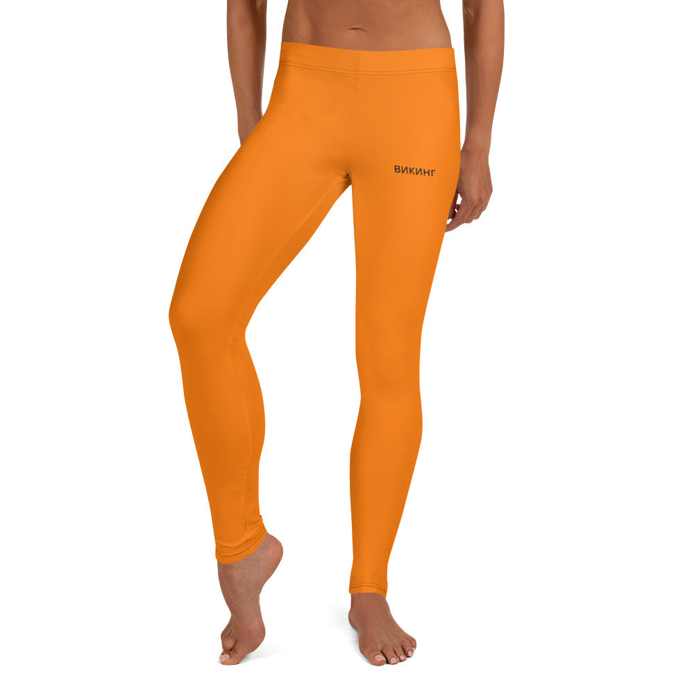 ВИКИНГ Original Tangerine Orange Performance Leggings