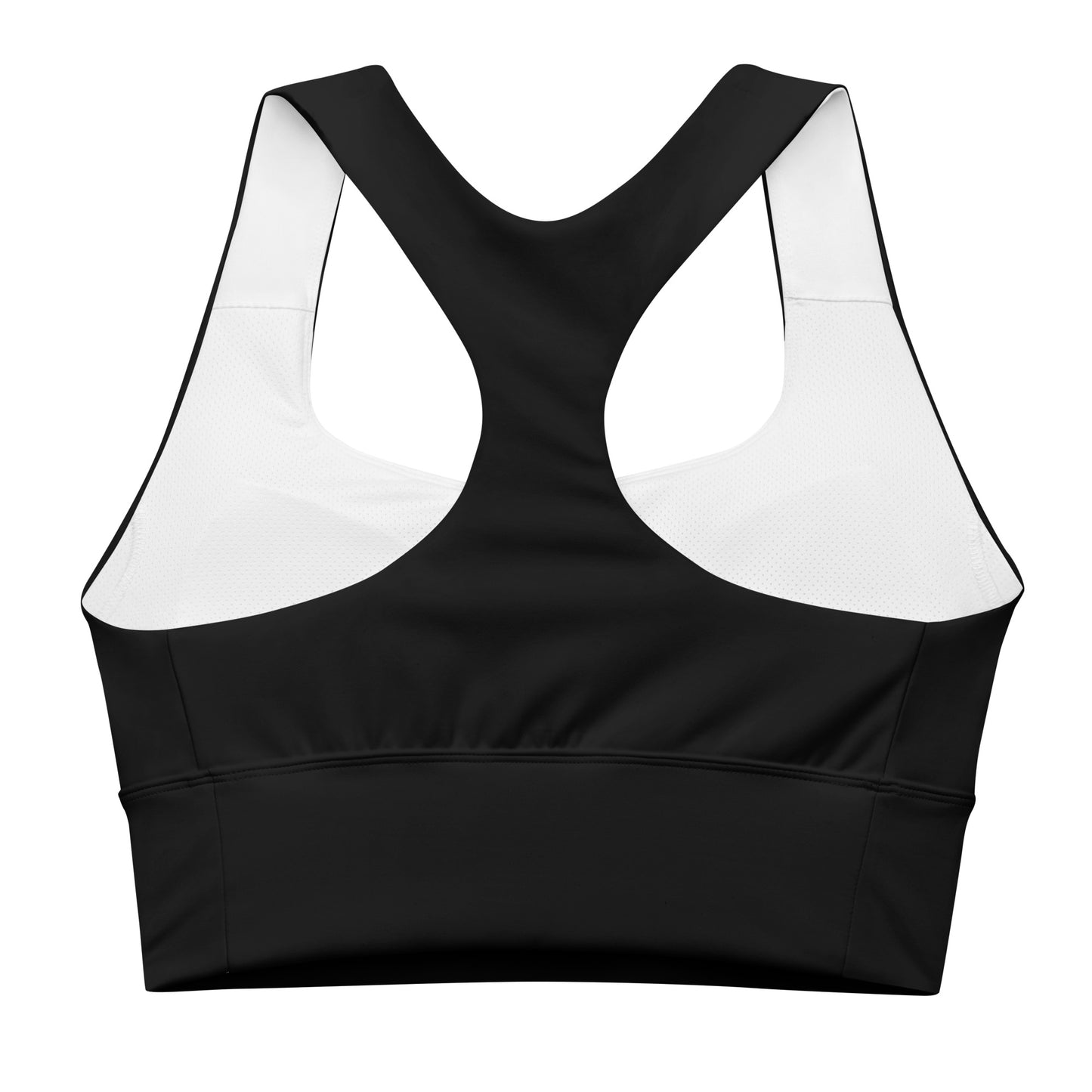 ВИКИНГ Original Midnight Black Longline Sports Bra