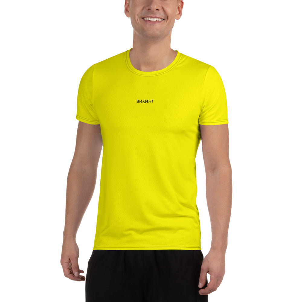 ВИКИНГ Original Bumble Bee Yellow Athletic T-Shirt Men’s