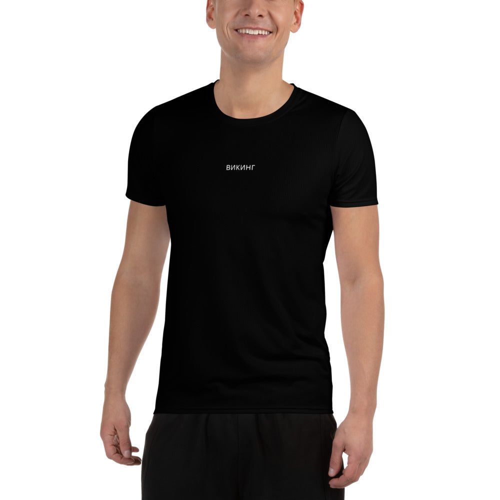 ВИКИНГ Original Midnight Black Athletic T-Shirt Men’s