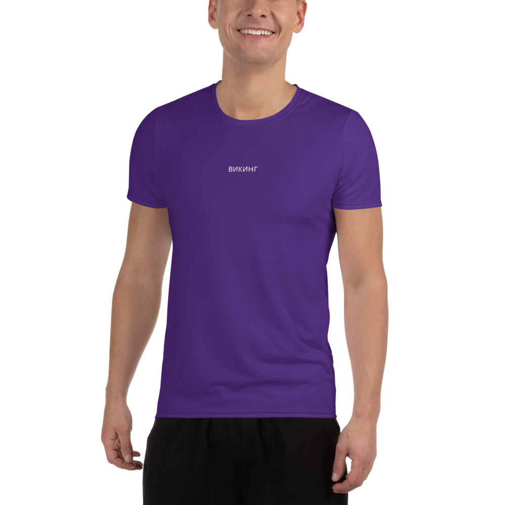 ВИКИНГ Original Plum Purple Athletic T-Shirt Men’s