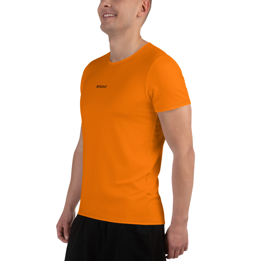 ВИКИНГ Original Tangerine Orange Athletic T-Shirt Men’s