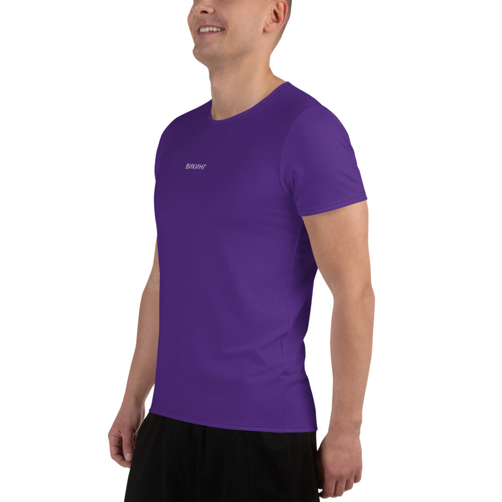 ВИКИНГ Original Plum Purple Athletic T-Shirt Men’s