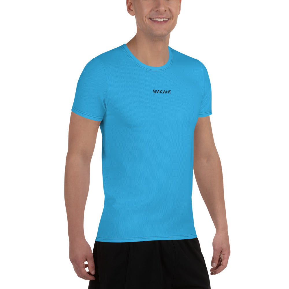 ВИКИНГ Original Olympic Blue Athletic T-Shirt Men’s