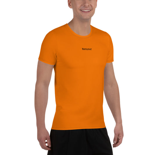 ВИКИНГ Original Tangerine Orange Athletic T-Shirt Men’s