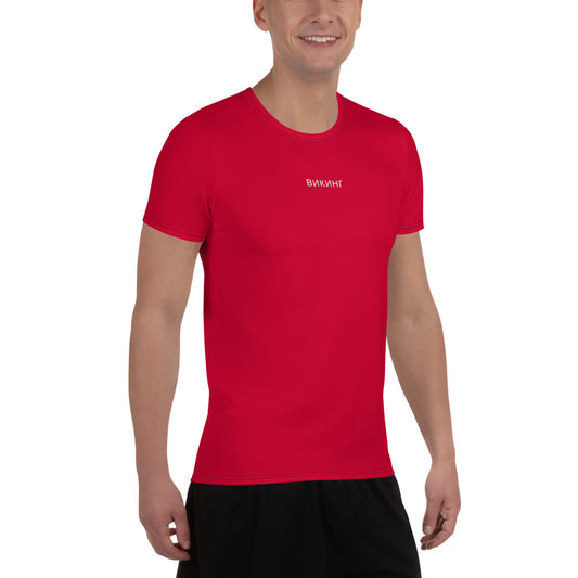 ВИКИНГ Original Lipstick Red Athletic T-Shirt Men’s